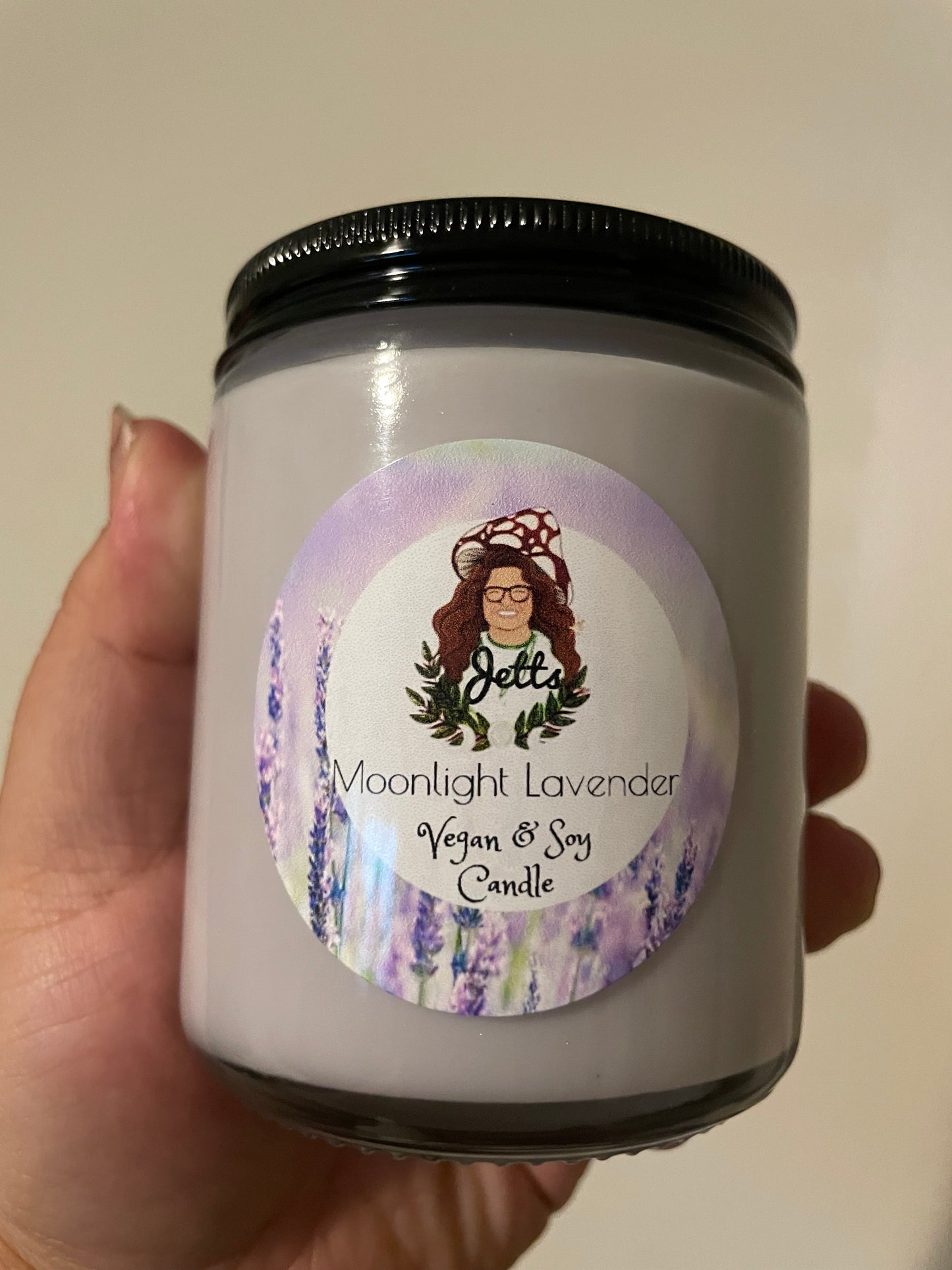 Moonlight Lavender Massage Oil Candle
