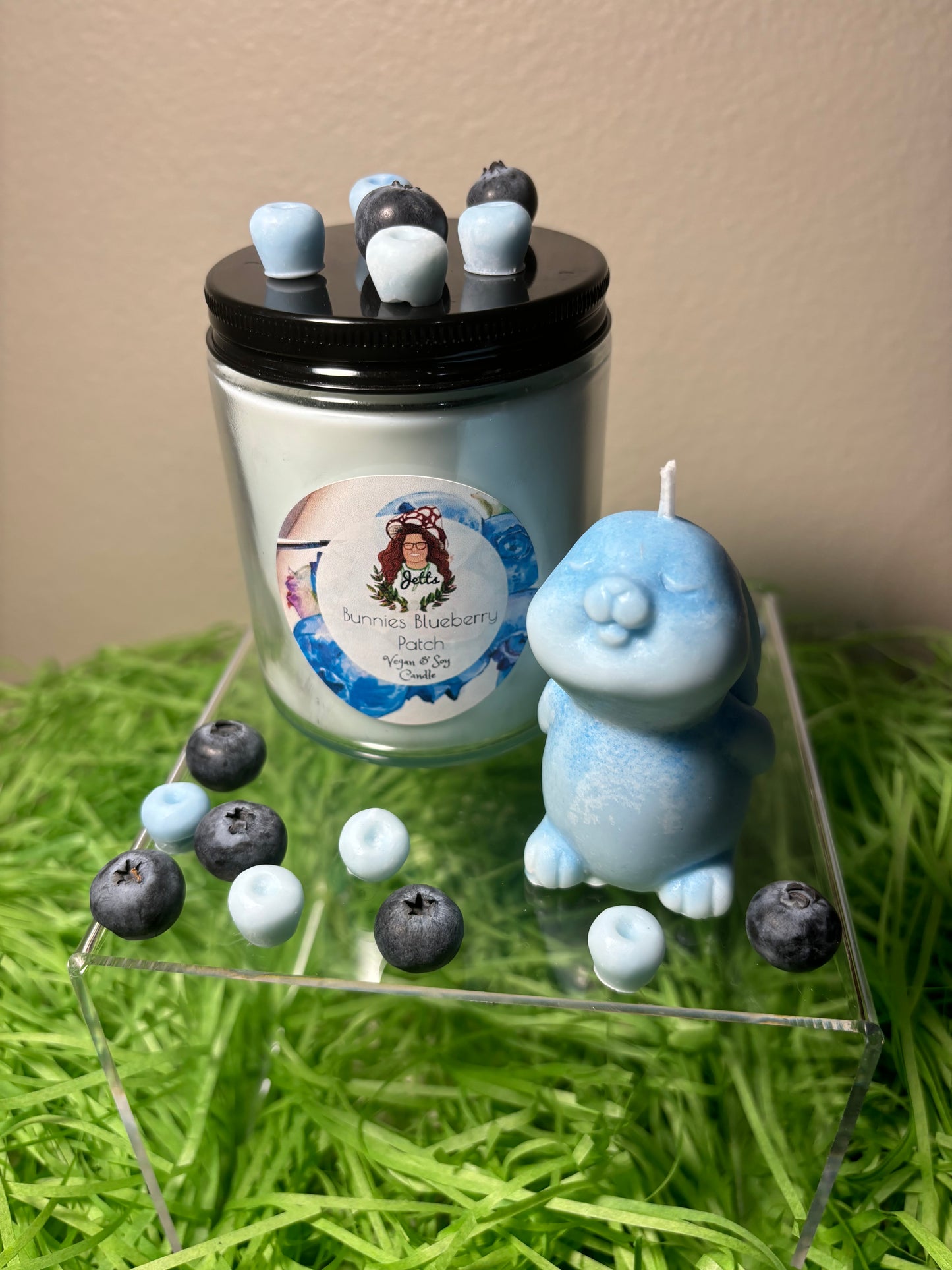 Blueberry Bunny & Stand Alone