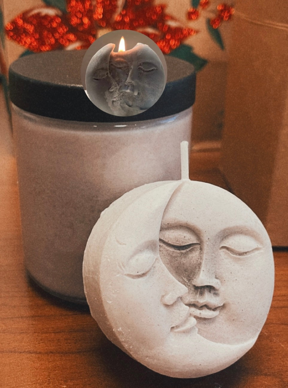 Moonlight Lavender Massage Oil Candle