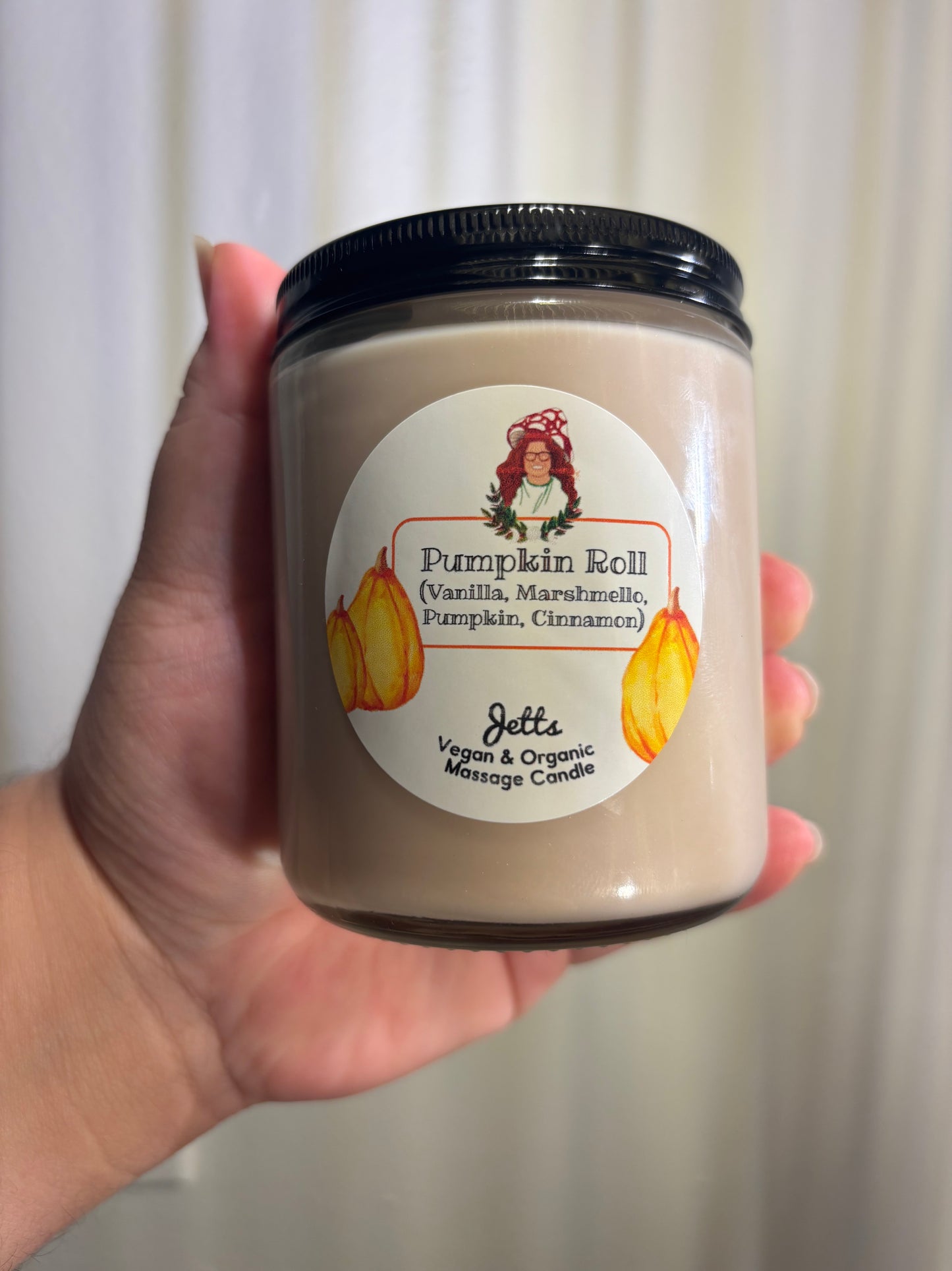Pumpkin Roll Massage Oil Candle